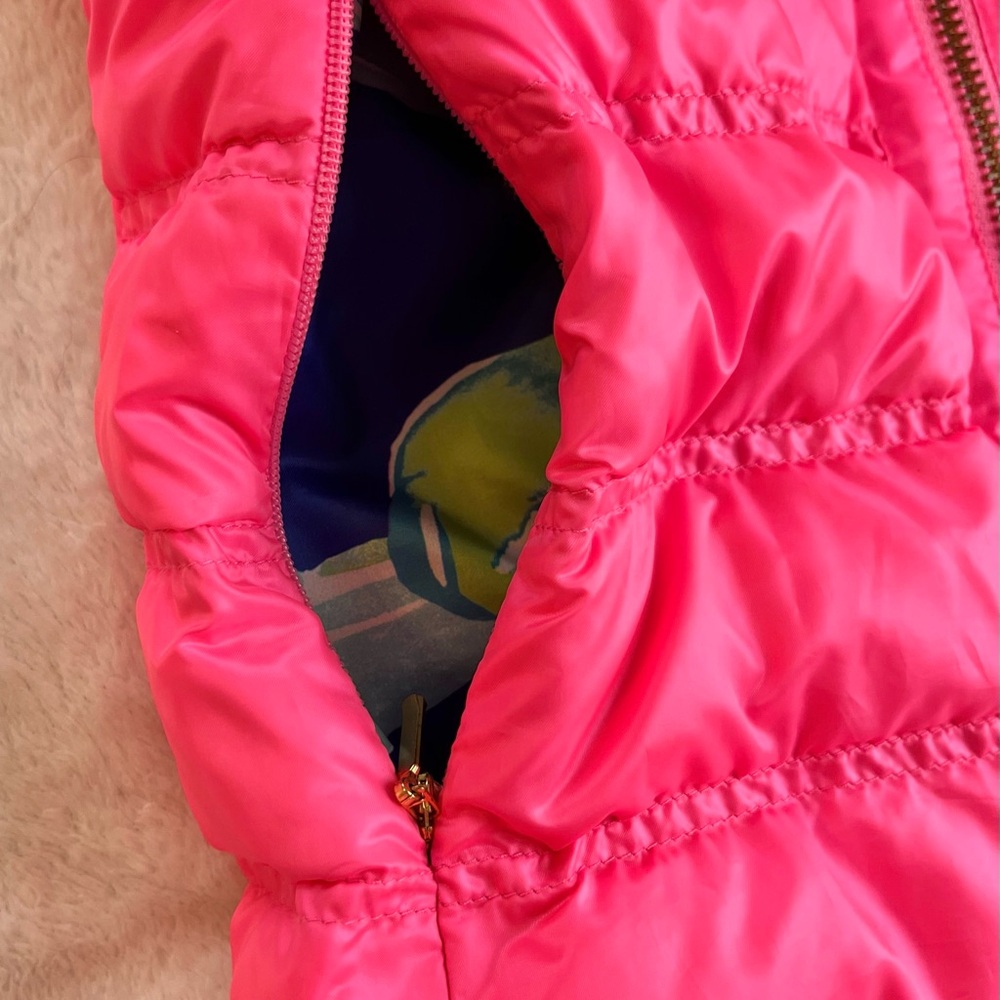 Lilly Pulitzer Elana Down Puffer Vest Sz XXS 🩷 - Picture 9 of 10